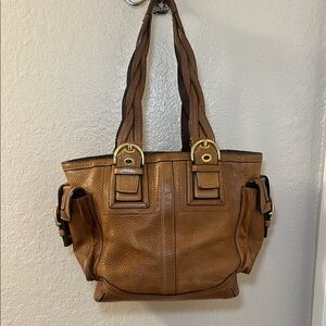 COACH Leather Soho Mia Tote Bag